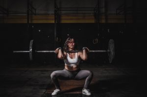 Woman working out